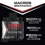 Total Pre Workout - Blue Raspberry Flavor - 200g