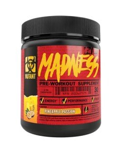 MUTANT MADNESS Pre-Workout Powder, Pineapple Flavor