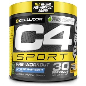 C4 Sport Pre-Workout Icy Blue Raspberry Boost
