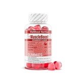 MuscleBoost Vegan Creatine BCAA Gummies - 60 Count