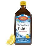 Carlson Finest Fish Oil Omega-3 Liquid, Lemon