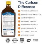 Carlson Finest Fish Oil Omega-3 Liquid, Lemon