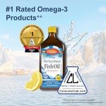 Carlson Finest Fish Oil Omega-3 Liquid, Lemon