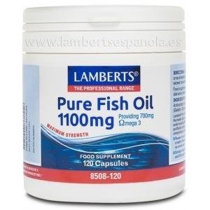 Lamberts Pure Fish Oil 1100mg, 120 Capsules