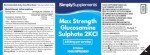 Max Strength Glucosamine Sulfate - 120 Tablets
