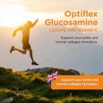 Healthspan Optiflex Vegan Glucosamine Tablets with Vitamin C