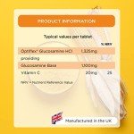 Healthspan Optiflex Vegan Glucosamine Tablets with Vitamin C