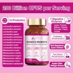 Women’s Probiotics with 200 Billion CFUs - 120 Caps