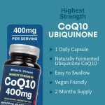 CoQ10 400mg - Heart Health & Energy Support