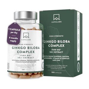 Ginkgo Biloba Supplement with Ginseng and Vitamins