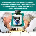 BrainGuard+ Nootropic Energy & Focus Supplements