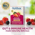 Optibac Vegan Probiotic Gummies for Gut Health