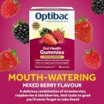 Optibac Vegan Probiotic Gummies for Gut Health