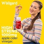 Wellgard Vegan Apple Cider Vinegar Gummies, 1000mg