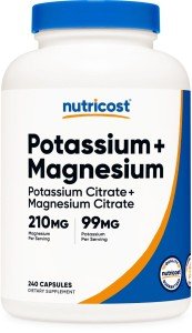 Potassium and Magnesium Citrates, 240 Capsules