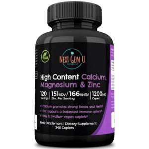 Calcium Magnesium Zinc Supplement for Immune Support