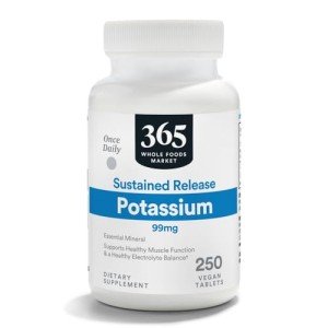 Whole Foods Market Sustained Release Potassium 99mg, Vegan