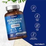 High Strength Potassium 1200mg - 180 Vegan Tabs