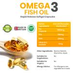 Double Strength Omega 3 Fish Oil 1000mg 360 Softgels