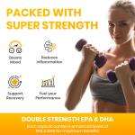 Double Strength Omega 3 Fish Oil 1000mg 360 Softgels