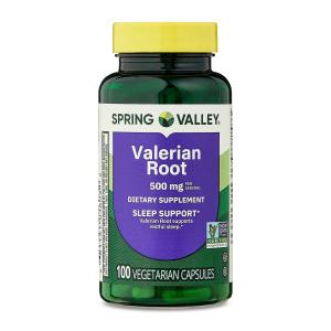Spring Valley Valerian Root 500 mg Capsules, 100 Count