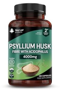 Psyllium Husk Probiotic Capsules for Digestive Health