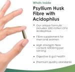 High Strength Psyllium Husk & Acidophilus Capsules