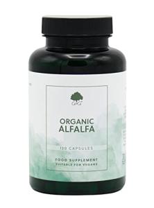 Organic Alfalfa Capsules 500mg - 120 Vegan Capsules