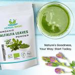 Organic Alfalfa Leaf Powder - Green Superfood 100g