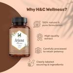 H&C Arjuna Tablets - 750mg for Heart Health