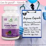 Ayushya Arjuna Natural Capsules - 60 Count