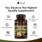 High Strength Ashwagandha & Lion’s Mane Capsules