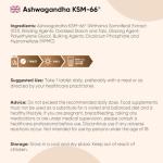 Ashwagandha KSM-66 1500mg Tablets - 180 Count