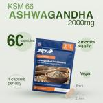 High Strength Ashwagandha KSM 66 with B Vitamins