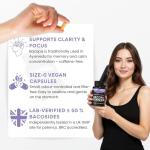 Bacopa Monnieri Capsules 350mg - Vegan Memory Boost