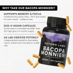 Bacopa Monnieri Capsules 350mg - Vegan Memory Boost