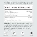 Bacopa Monnieri Capsules 350mg - Vegan Memory Boost