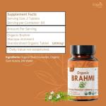 Organic Brahmi Tablets - 120 Count
