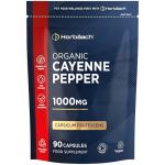 Organic Cayenne Pepper 1000mg - 90 Vegan Capsules