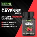 Organic Cayenne Pepper Capsules - 90 Vegan 1500mg