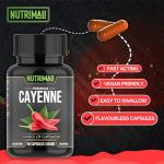 Organic Cayenne Pepper Capsules - 90 Vegan 1500mg