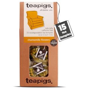 Caffeine-Free Chamomile Tea Bags - 15 Temples
