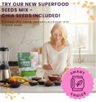 Organic Black Chia Seeds, 1kg - Omega 3 Boost