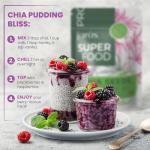 Organic Black Chia Seeds, 1kg - Omega 3 Boost