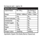 BetterBody Foods Organic Chia Seeds - Nutrient-Packed Superfood