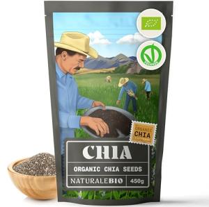 Organic Chia Seeds 450g for Health and Wellness
