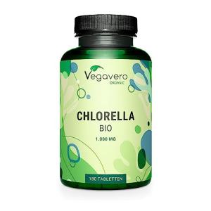 Vegavero Organic Chlorella 3000 mg - 180 Vegan Tablets