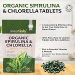Organic Spirulina & Chlorella Tablets - 2000mg Daily