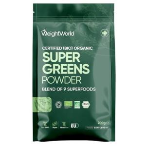 Organic Super Greens Powder with Nutrient-Rich Superfoods
