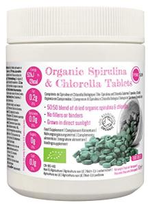 PINK SUN Organic Spirulina & Chlorella Tablets 500mg